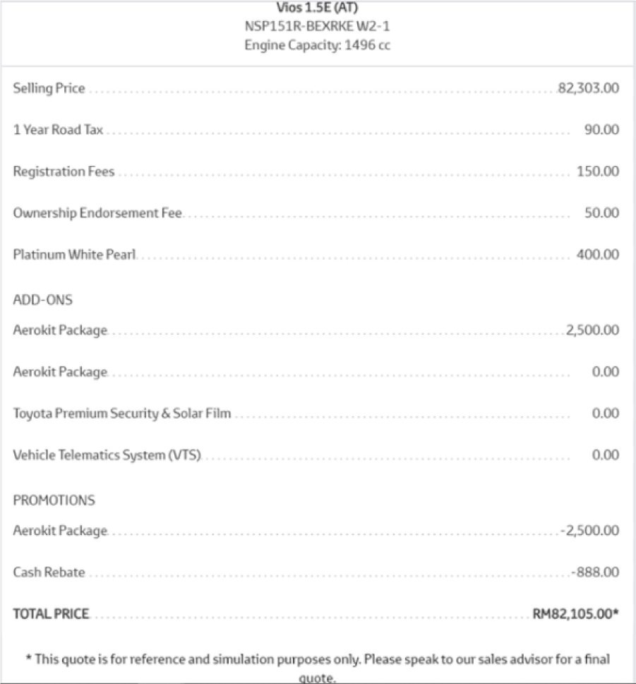 Toyota Malaysia Book Your Toyota Online Customised Car Purchase Quotation